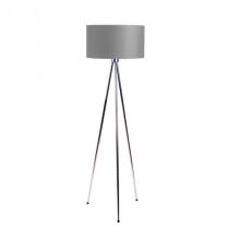 Finn lampa podłogowa E27 1x60W szara